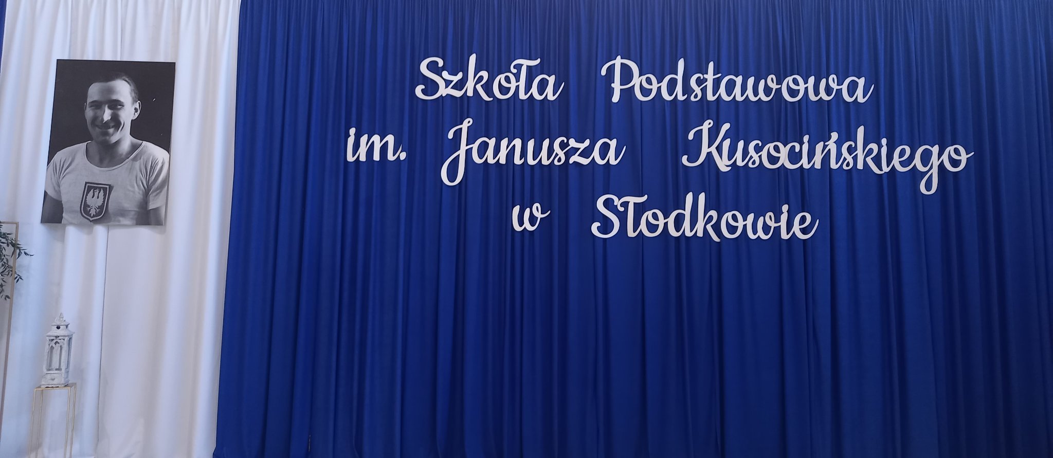 Uroczystość nadania imienia i sztandaru Szkole Podstawowej im. Janusza Kusocińskiego w Słodkowie