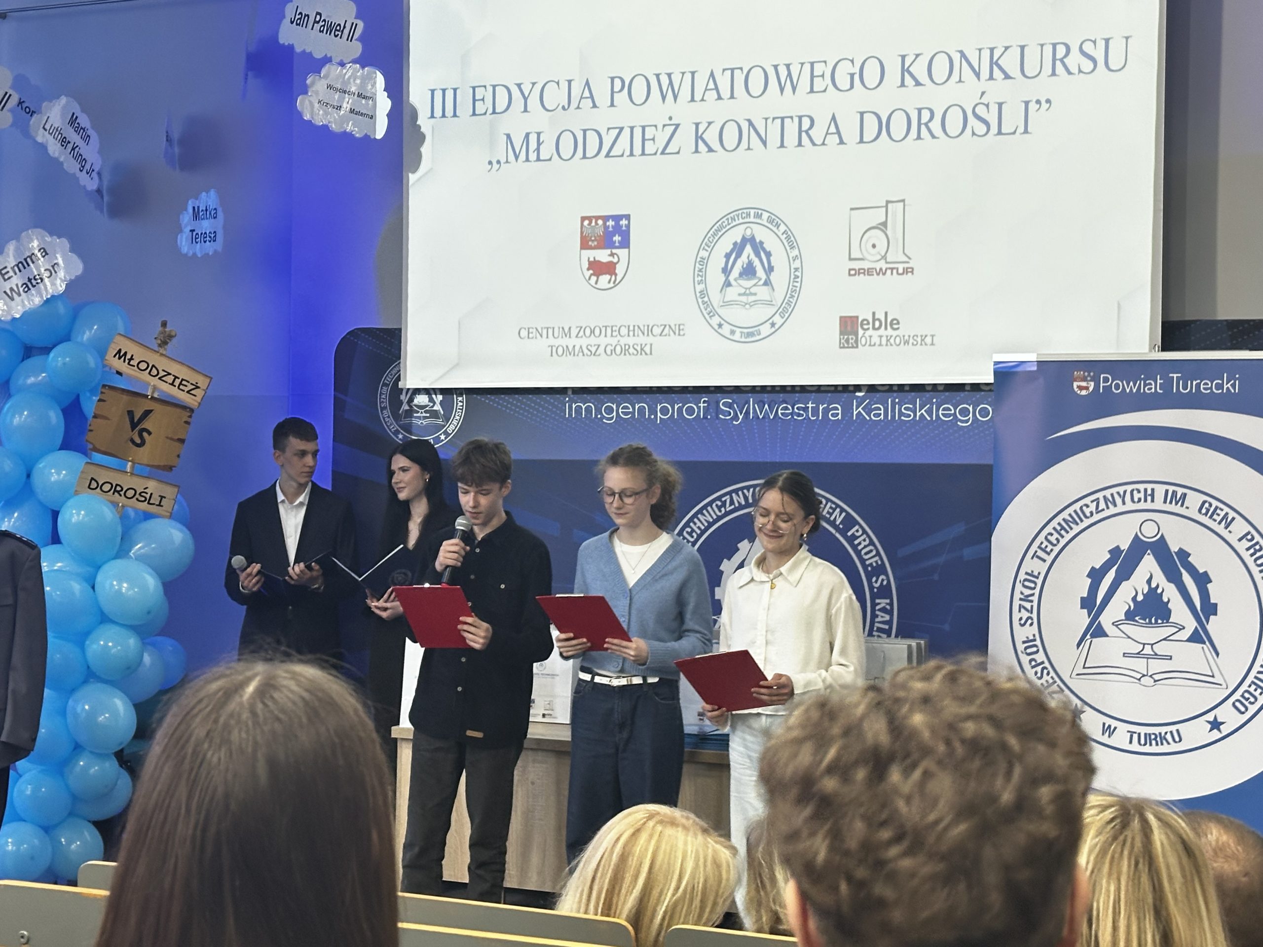 Wyniki konkursu  powiatowego „Młodzież kontra dorośli” – „Mój autorytet”