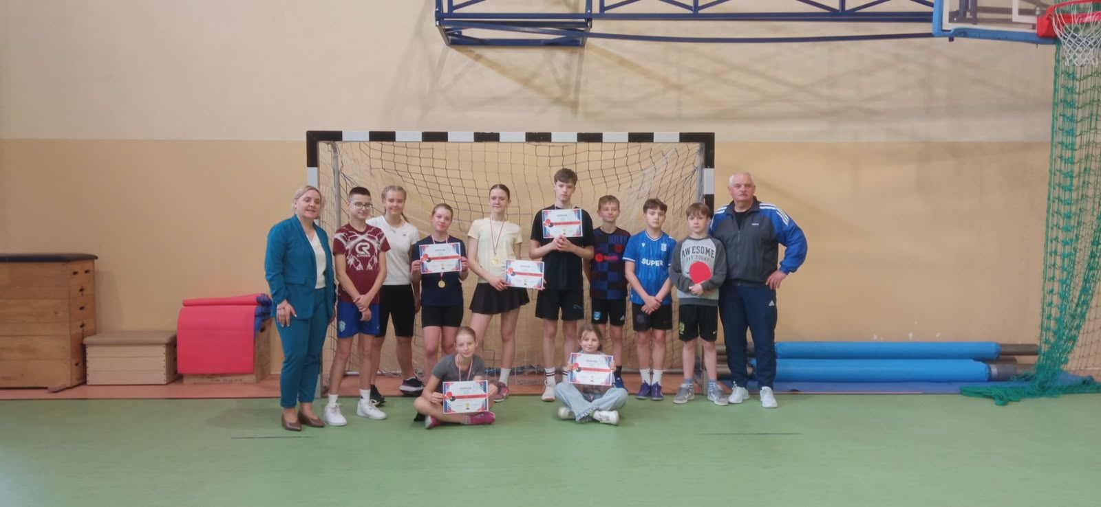 Gminne Eliminacje do XXIII Mistrzostw Powiatu Tureckiego w Tenisie Stołowym.