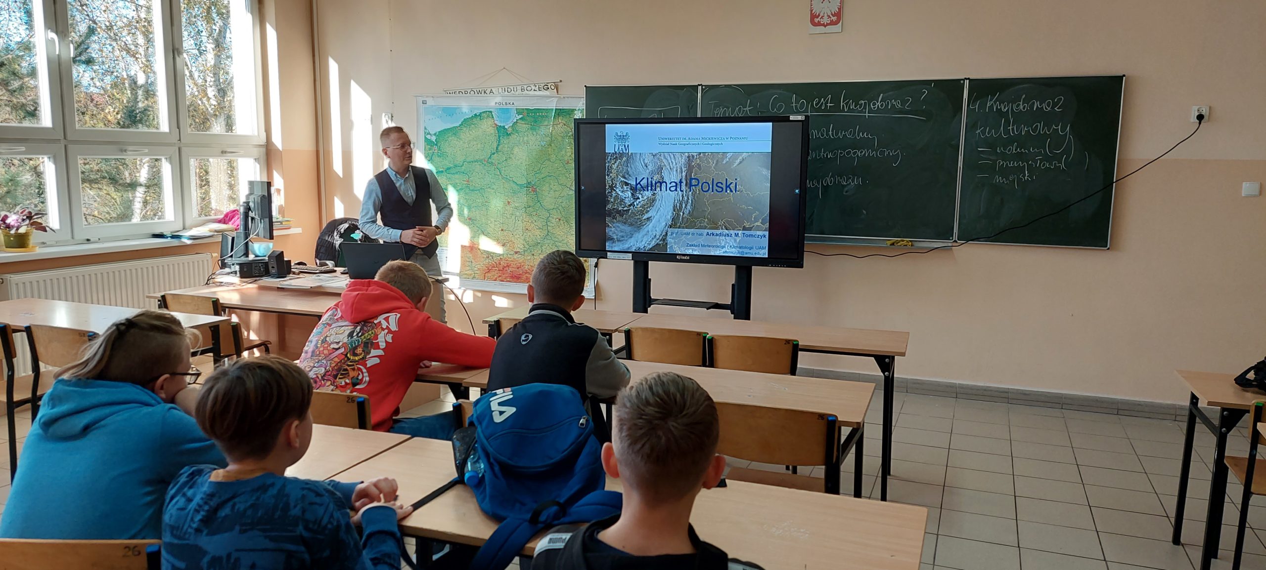 O klimacie Polski… czyli lekcja geografii dla klas siódmych