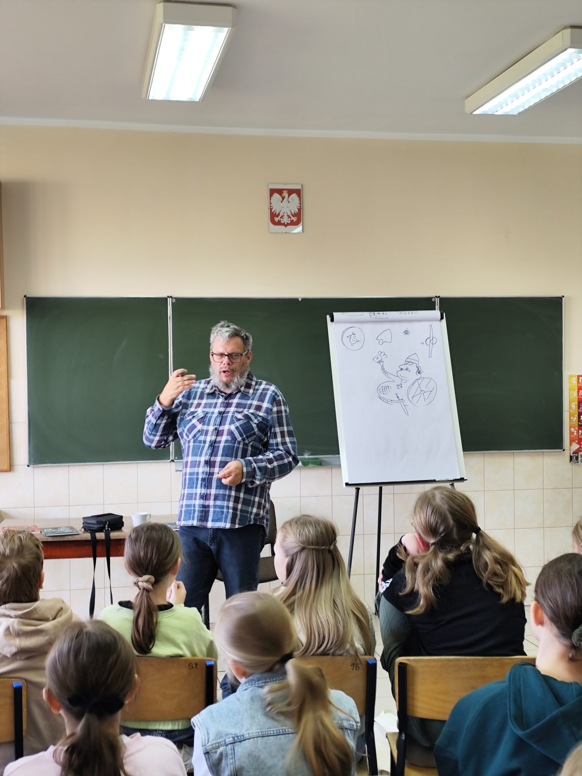 Spotkanie z Pawłem Wakułą – pisarzem i rysownikiem.