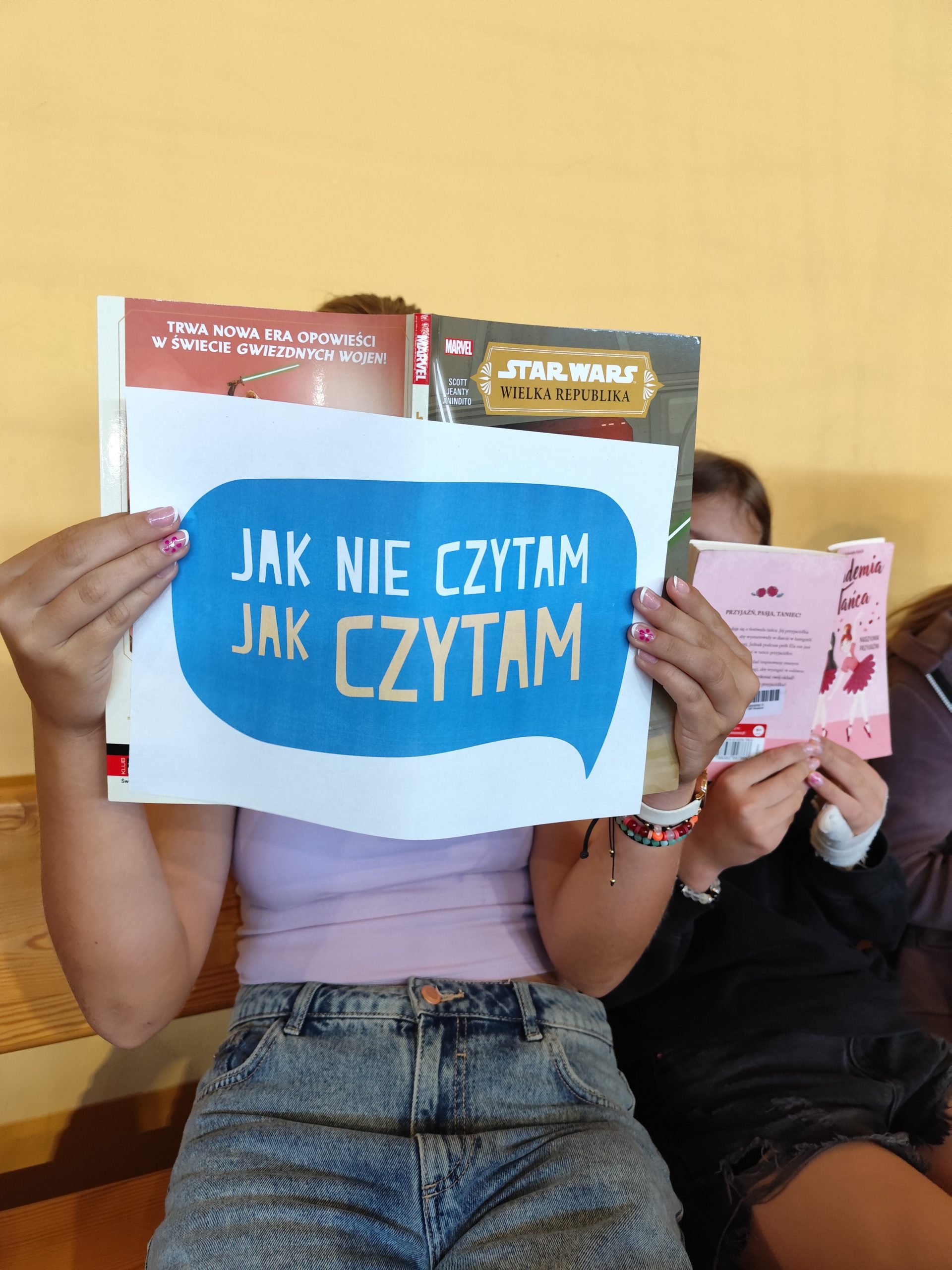 Udział klasy 5c w ogólnopolskiej akcji „Jak nie czytam, jak czytam”